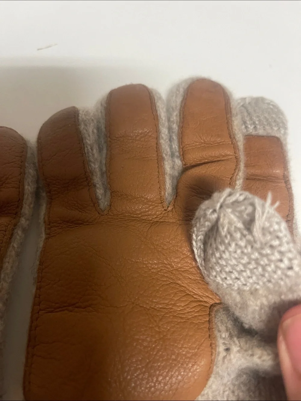 Coach Wool Gloves leather